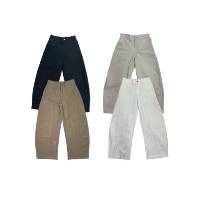 Barrel Cotton Pants